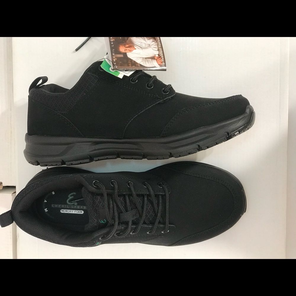 Emeril Lagasse black shoes